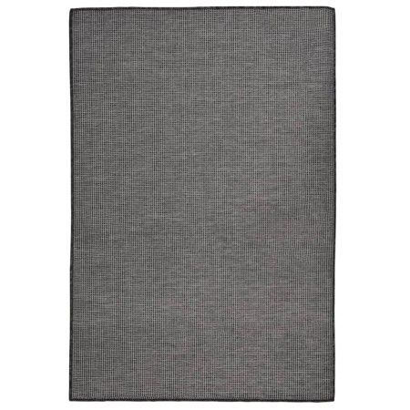 Alfombra de exterior de tejido plano gris 120x170 cm de vidaXL, Alfombras - Ref: Foro24-340774, Precio: 41,01 €, Descuento: %