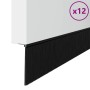 Sellos de cepillo de puerta atornillables 12 pcs Negro 100 cm en Materiales de construcción | Comprar online en Foru.es