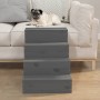 Escalera para mascotas madera maciza de pino gris 40x49x47 cm de vidaXL, Escalones y rampas para mascotas - Ref: Foro24-82246...
