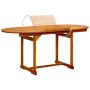 Juego de comedor para jardín 7 piezas madera maciza de acacia de vidaXL, Conjuntos de jardín - Ref: Foro24-3079644, Precio: 6...