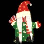 Gnome Iluminado Cálido 71 x 64 cm Tela de Brillantina en Decoración Festiva y Estacional | Comprar online en Foru.es