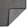 Alfombra de exterior de tejido plano gris 120x170 cm de vidaXL, Alfombras - Ref: Foro24-340774, Precio: 41,01 €, Descuento: %