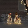 Familia de Muñecos de Nieve Iluminados 3 pcs Cálido Poliéster en Decoración Festiva y Estacional | Comprar online en Foru.es