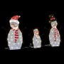 Familia de Muñecos de Nieve Iluminados 3 pcs Cálido Poliéster en Decoración Festiva y Estacional | Comprar online en Foru.es