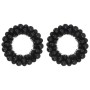 Coronas de Bolas de Navidad 2 pcs Negro 33 x 33 x 7 cm en Decoración Festiva y Estacional | Comprar online en Foru.es