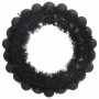 Coronas de Bolas de Navidad 2 pcs Negro 33 x 33 x 7 cm en Decoración Festiva y Estacional | Comprar online en Foru.es