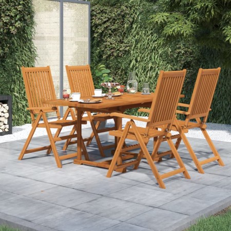 Juego de comedor de jardín 5 piezas madera maciza de acacia de vidaXL, Conjuntos de jardín - Ref: Foro24-3079645, Precio: 489...