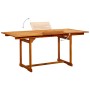 Juego de comedor de jardín 5 piezas madera maciza de acacia de vidaXL, Conjuntos de jardín - Ref: Foro24-3079645, Precio: 489...
