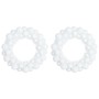 Coronas de Bolas de Navidad 2 pcs 33 x 33 x 7 cm Poliestireno en Decoración Festiva y Estacional | Comprar online en Foru.es