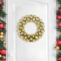 Coronas de Bolas de Navidad 2 pcs Dorado 33 x 33 x 7 cm en Decoración Festiva y Estacional | Comprar online en Foru.es
