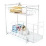 Hi Cajonera de 2 niveles blanco de HI, Organizadores de armarios de cocina - Ref: Foro24-423935, Precio: 54,28 €, Descuento: %