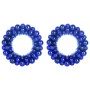 Coronas de Bolas de Navidad 2 pcs Azul 33 x 33 x 7 cm en Decoración Festiva y Estacional | Comprar online en Foru.es