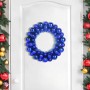 Coronas de Bolas de Navidad 2 pcs Azul 33 x 33 x 7 cm en Decoración Festiva y Estacional | Comprar online en Foru.es