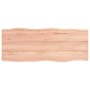 Tablero mesa madera tratada roble borde natural 100x40x2 cm de vidaXL, Tableros para mesas - Ref: Foro24-363947, Precio: 61,5...