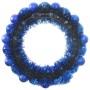 Coronas de Bolas de Navidad 2 pcs Azul 33 x 33 x 7 cm en Decoración Festiva y Estacional | Comprar online en Foru.es