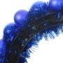 Coronas de Bolas de Navidad 2 pcs Azul 33 x 33 x 7 cm en Decoración Festiva y Estacional | Comprar online en Foru.es