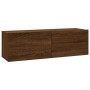Mueble pared TV madera contrachapada roble marrón 100x30x30 cm de vidaXL, Muebles TV - Ref: Foro24-815098, Precio: 54,75 €, D...