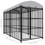 Perrera de exterior con techo 300x150x210 cm de vidaXL, Casetas y cercados para perros - Ref: Foro24-170891, Precio: 609,28 €...