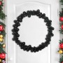 Guirnalda de Bolas de Navidad Negro 186 cm Poliestireno en Decoración Festiva y Estacional | Comprar online en Foru.es