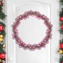Guirnalda de Bolas de Navidad Rosa 186 cm Poliestireno en Decoración Festiva y Estacional | Comprar online en Foru.es