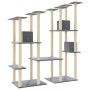 Rascador para gatos con postes de sisal gris claro 174 cm de vidaXL, Mobiliario para gatos - Ref: Foro24-171534, Precio: 144,...