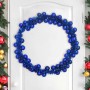 Guirnalda de Bolas de Navidad Azul 186 cm Poliestireno en Decoración Festiva y Estacional | Comprar online en Foru.es
