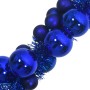 Guirnalda de Bolas de Navidad Azul 186 cm Poliestireno en Decoración Festiva y Estacional | Comprar online en Foru.es