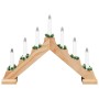 Puente de velas navideñas 3 pcs Marrón 39.5 x 5 x 29 cm en Decoración Festiva y Estacional | Comprar online en Foru.es