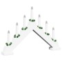 Puente de velas navideñas con 7 LED 39.5 x 5 x 29 cm en Decoración Festiva y Estacional | Comprar online en Foru.es