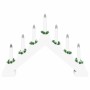 Puente de velas navideñas con 7 LED 39.5 x 5 x 29 cm en Decoración Festiva y Estacional | Comprar online en Foru.es