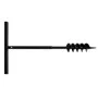 Black Earth Steel Auger with 100 mm Double Spiral Handle by vidaXL, Helical augers - Ref: Foro24-141024, Price: 44,04 €, Disc...