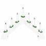 Puente de velas navideñas con 7 LED 3 pcs 39.5 x 5 x 29 cm en Decoración Festiva y Estacional | Comprar online en Foru.es