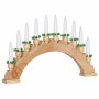 Arco de Velas de Navidad con 10 Velas LED Marrón 47 x 5 x 29 cm en Decoración Festiva y Estacional | Comprar online en Foru.es