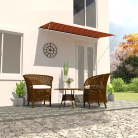 Toldo retráctil naranja y marrón 300x150 cm de vidaXL, Toldos - Ref: Foro24-145897, Precio: 78,54 €, Descuento: %