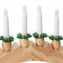 Arco de Velas de Navidad con 10 Velas LED 3 pcs Marrón en Decoración Festiva y Estacional | Comprar online en Foru.es