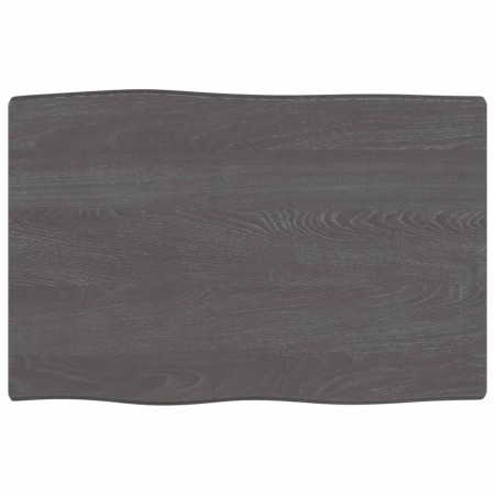 Tablero mesa madera tratada roble borde vivo marrón 60x40x2 cm de vidaXL, Tableros para mesas - Ref: Foro24-363995, Precio: 3...