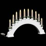 Arco de Velas de Navidad con 10 Velas LED 47 x 5 x 29 cm en Decoración Festiva y Estacional | Comprar online en Foru.es