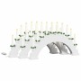 Arco de Velas de Navidad con 10 Velas LED 3 pcs 47 x 5 x 29 cm en Decoración Festiva y Estacional | Comprar online en Foru.es