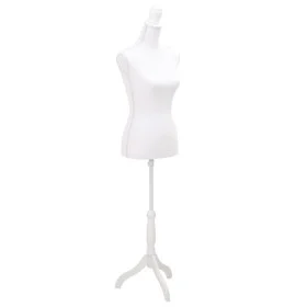 Maniquí busto de mujer exhibición blanco de vidaXL, Galanes de noche - Ref: Foro24-30022, Precio: 132,97 €, Descuento: %