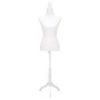 Maniquí busto de mujer exhibición blanco de vidaXL, Galanes de noche - Ref: Foro24-30022, Precio: 125,05 €, Descuento: %