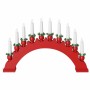 Arco de Velas de Navidad con 10 Velas LED 3 pcs Rojo en Decoración Festiva y Estacional | Comprar online en Foru.es