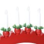 Arco de Velas de Navidad con 10 Velas LED 3 pcs Rojo en Decoración Festiva y Estacional | Comprar online en Foru.es