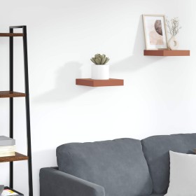 Estante de pared Rojo 23 x 23,5 x 4 cm Madera de ingeniería en Estanterías | Comprar online en Foru.es