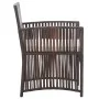 Sillones de jardín con cojines 2 unidades ratán sintético marrón de vidaXL, Sillas de jardín - Ref: Foro24-46439, Precio: 110...