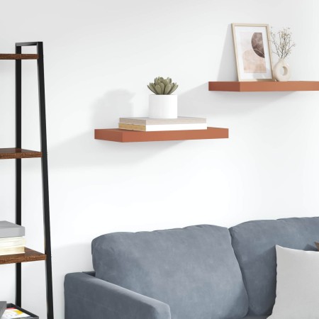 Estante de pared Rojo 50 x 23 x 4 cm Madera de ingeniería en Estanterías | Comprar online en Foru.es