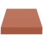 Estante de pared 2 pcs Rojo 50 x 23 x 4 cm Madera de ingeniería en Estanterías | Comprar online en Foru.es