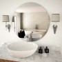Espejo de pared redondo vidrio 70 cm de vidaXL, Espejos - Ref: Foro24-245705, Precio: 47,89 €, Descuento: %