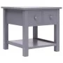 Side table made of gray Paulownia wood 40x40x40 cm by vidaXL, Side tables - Ref: Foro24-284069, Price: 39,43 €, Discount: %