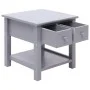Side table made of gray Paulownia wood 40x40x40 cm by vidaXL, Side tables - Ref: Foro24-284069, Price: 39,43 €, Discount: %