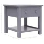 Side table made of gray Paulownia wood 40x40x40 cm by vidaXL, Side tables - Ref: Foro24-284069, Price: 39,43 €, Discount: %